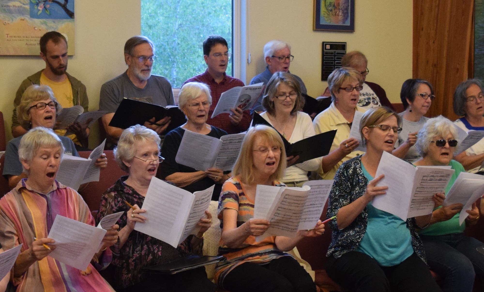UUCS choir practice 2016-08