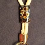 Item107 - Handmade Leather Keychain